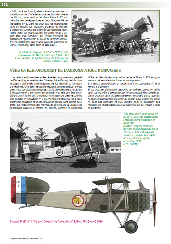 L'aviation française en Indochine p.124