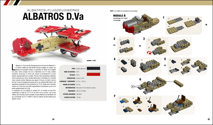 Construire ses avions en Lego