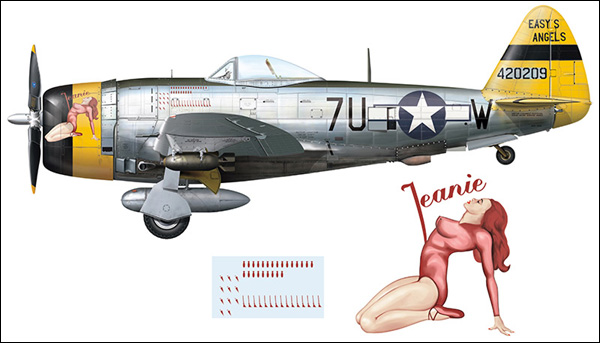 P-47 Thunderbolt with the USAAF