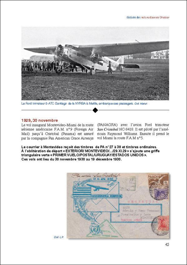 Histoire des vols postaux en Uruguay